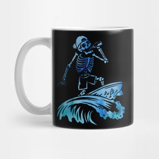 Surfing Skeleton Mug